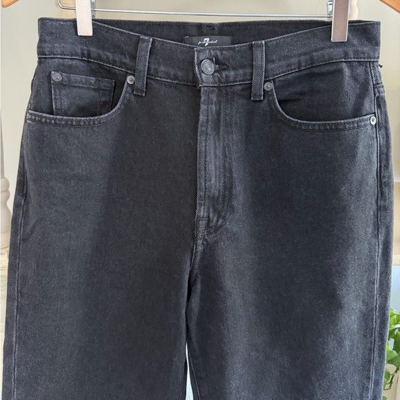 7 For All Mankind Logan Stovepipe Jeans in Thunder (28) - Picture 2 of 14